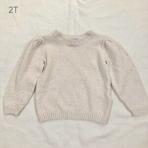 (🎨$3 PLAY) Old Navy 2T Speckle Pattern Sweater Toddler Girls Cozy Winter Warm
